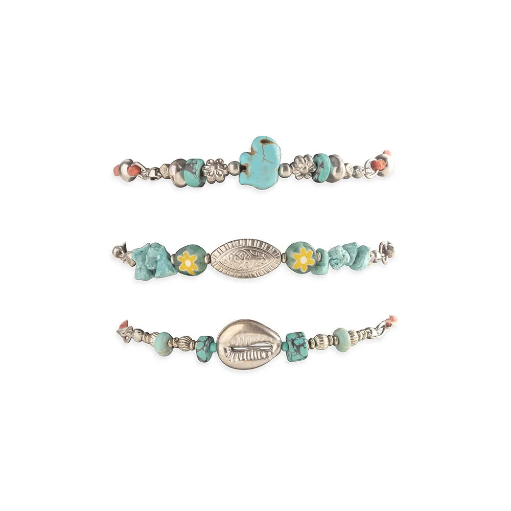 Treasures Large & Small Bracelet Trio sold by Myra Bag product image thumbnail 3