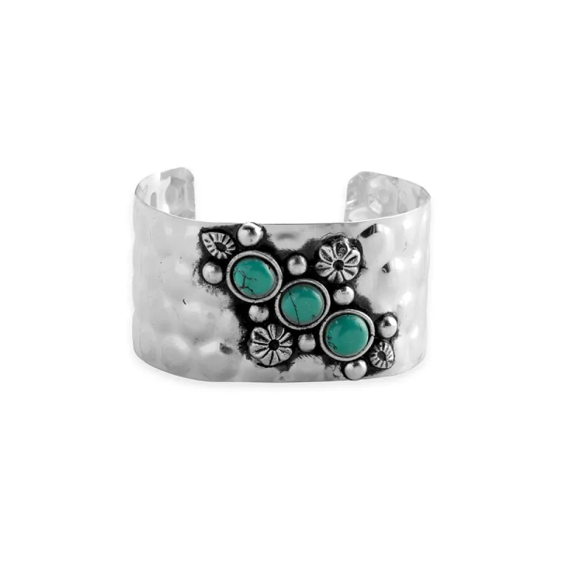 Turqouise Trio Cuff Bracelet sold by Myra Bag