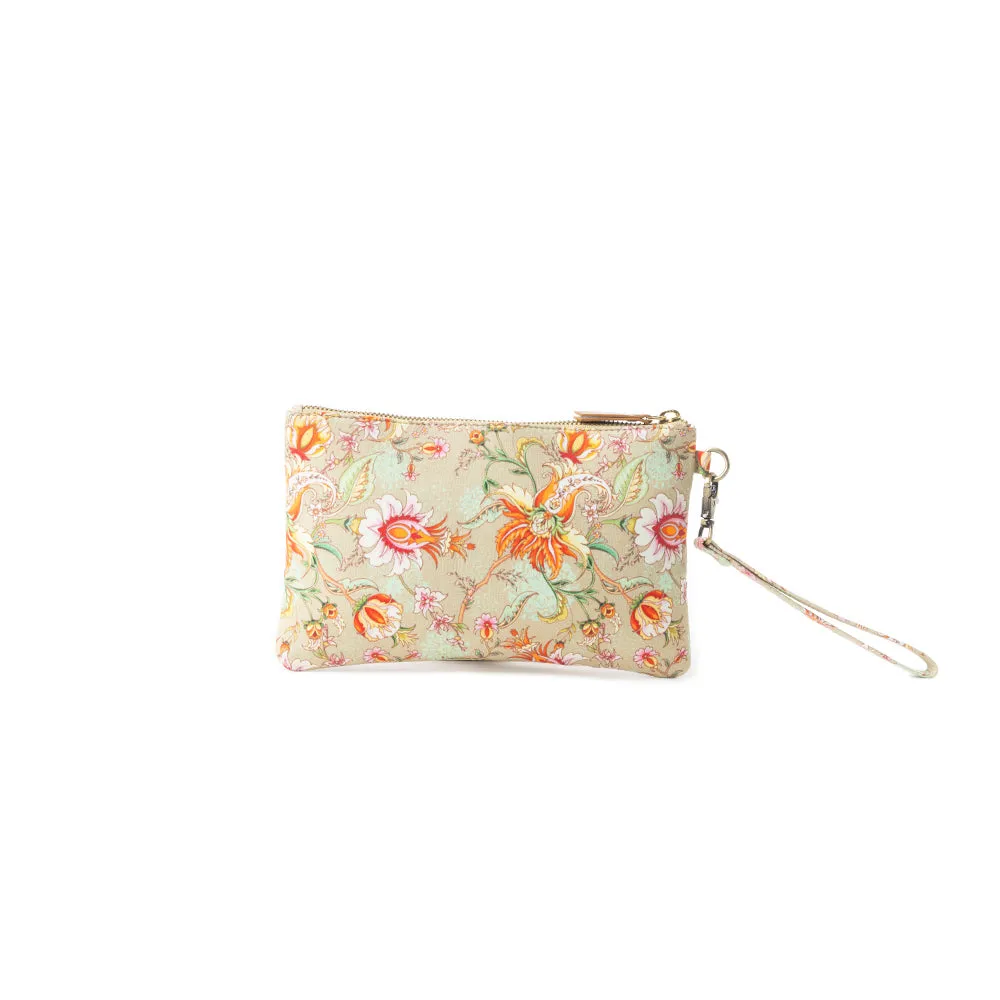 Serentity's Blooms Clutch Bag In Brown sold by Myra Bag product image thumbnail 3
