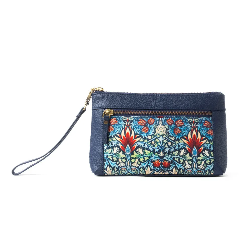 Lovely Garden Walls Clutch Bag In Blue sold by Myra Bag