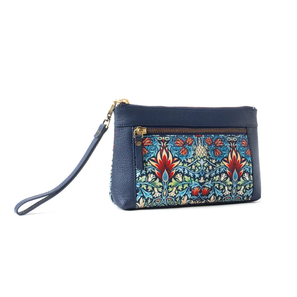 Lovely Garden Walls Clutch Bag In Blue sold by Myra Bag product image thumbnail 2