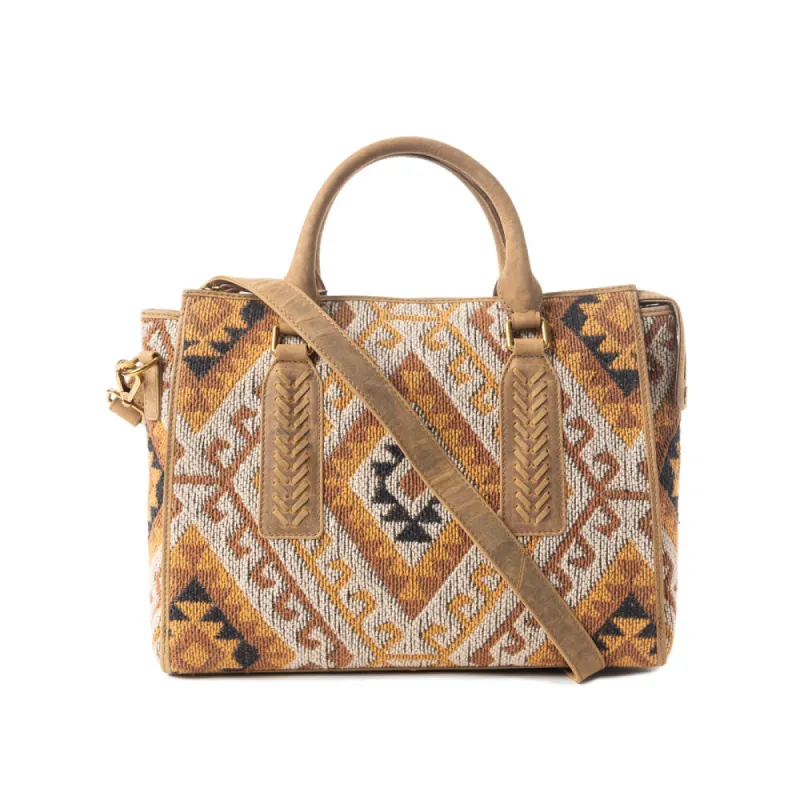 Amber Mesa Concealed Carry Handbag In Beige sold by Myra Bag