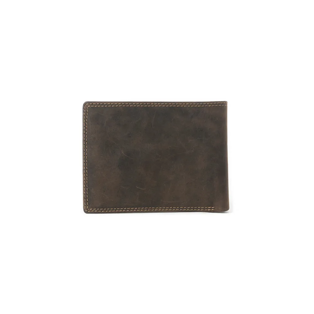 Ridgetown Trail Men's Wallet In Brown sold by Myra Bag product image thumbnail 3