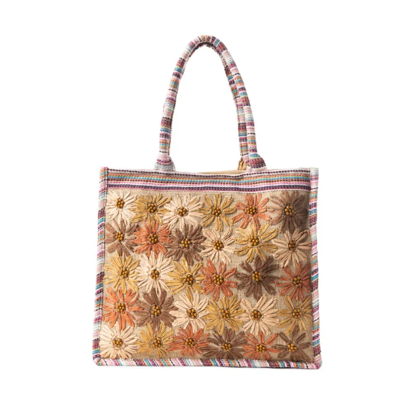 Mesa Blossoms on Parade Tote Bag sold by Myra Bag