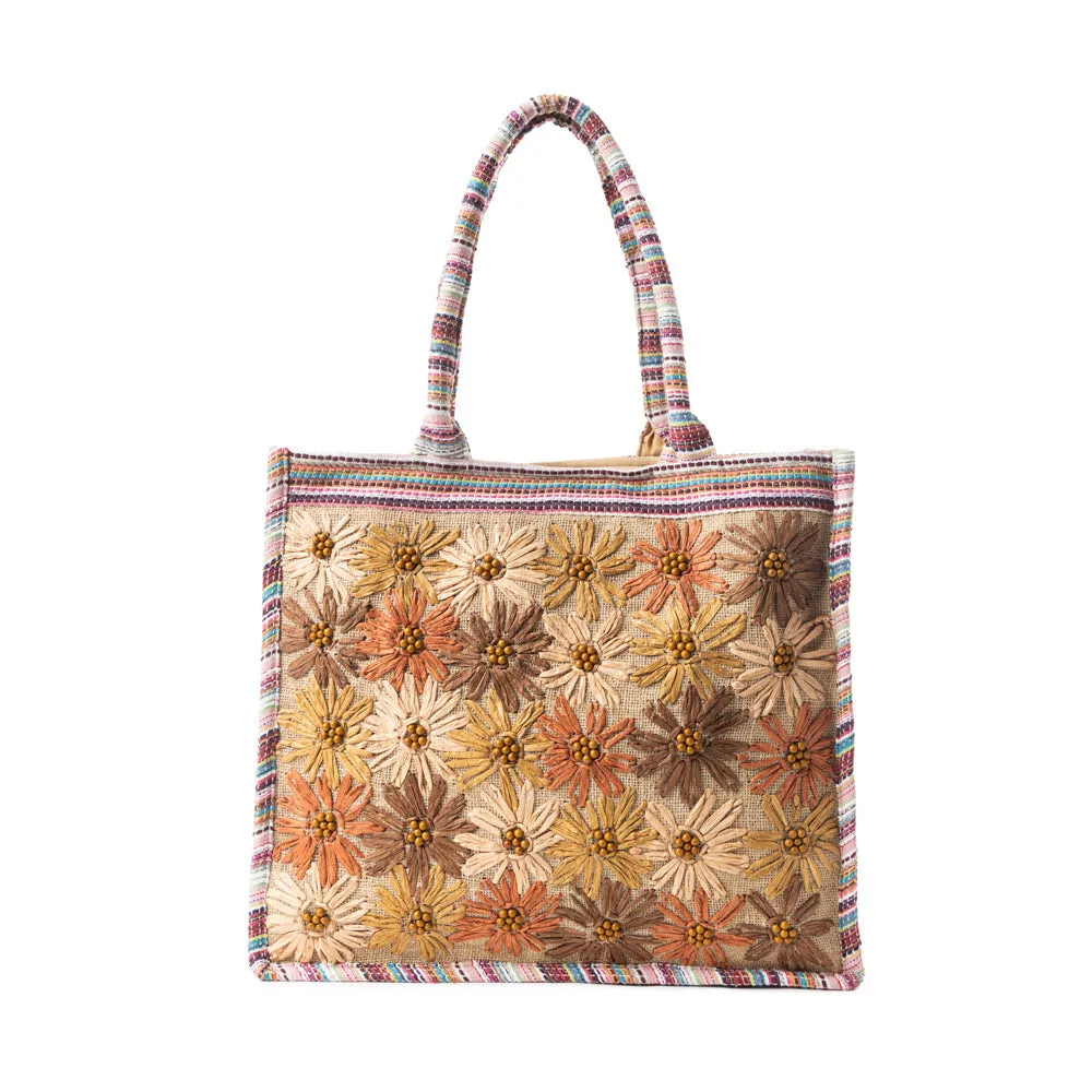 Mesa Blossoms on Parade Tote Bag sold by Myra Bag