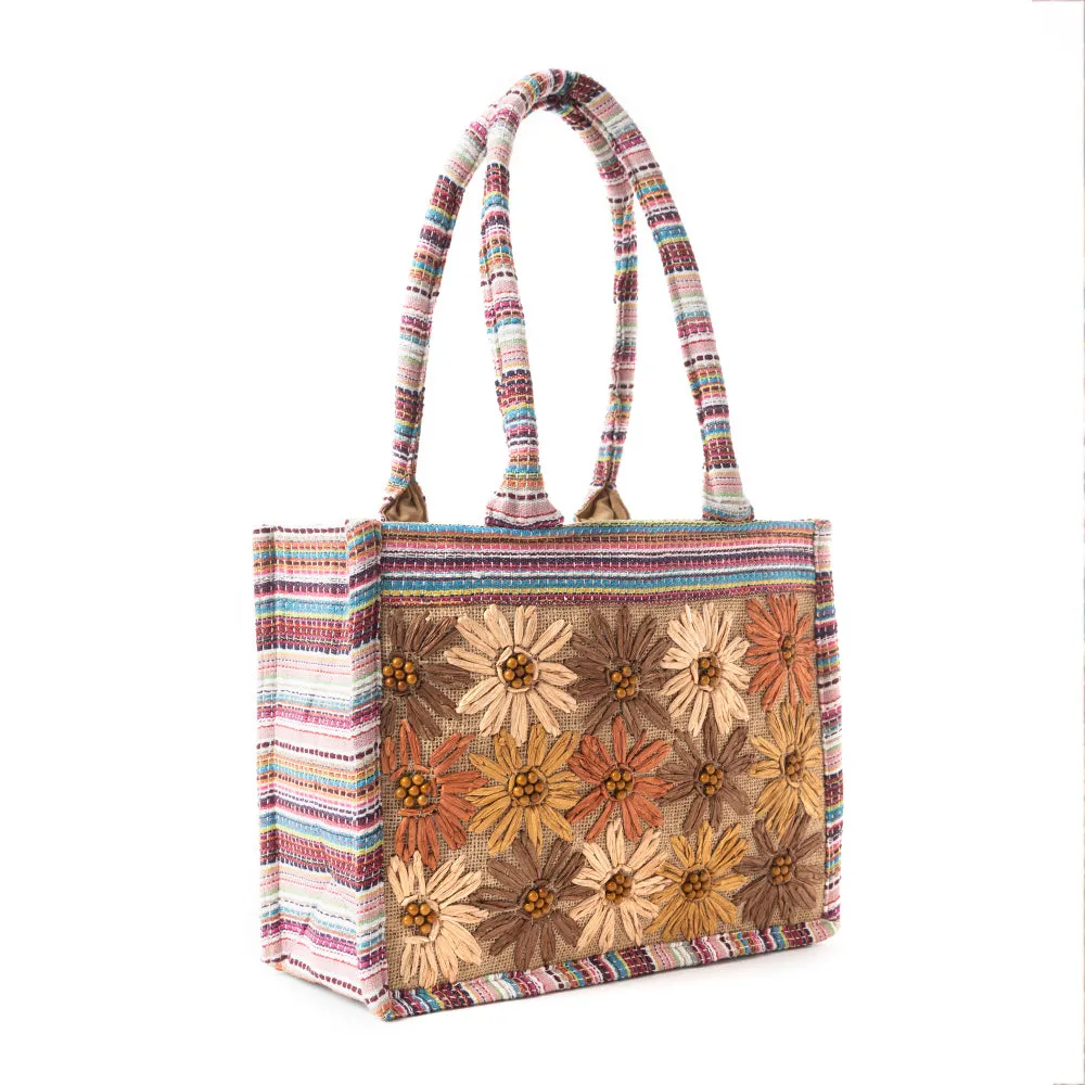 Prairie Sunflower Festival Tote Bag sold by Myra Bag product image thumbnail 2