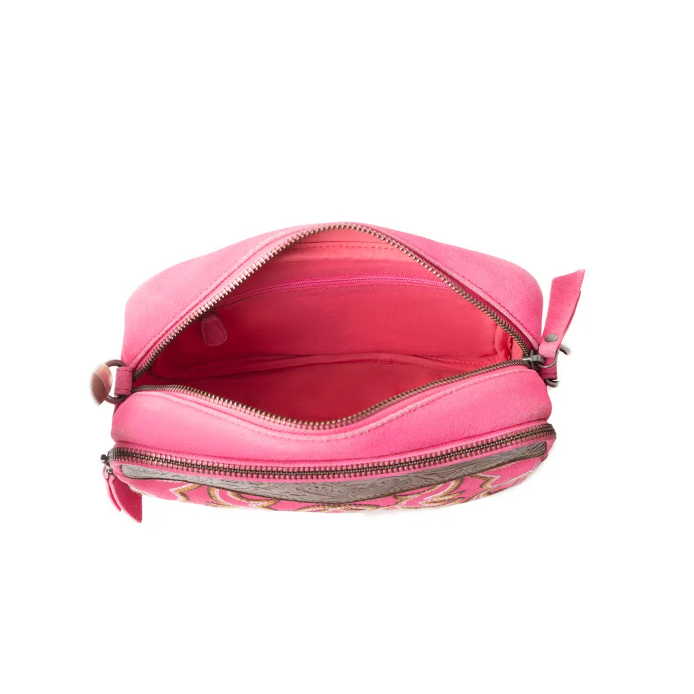 Marla Range Shoulder Bag In Pink sold by Myra Bag product image thumbnail 5