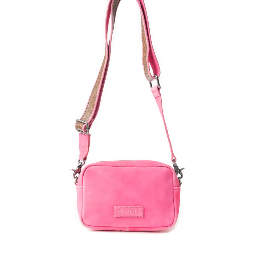 Marla Range Shoulder Bag In Pink sold by Myra Bag product image thumbnail 4