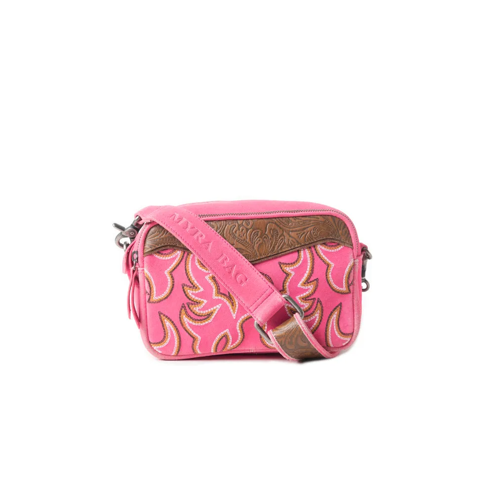 Marla Range Shoulder Bag In Pink sold by Myra Bag