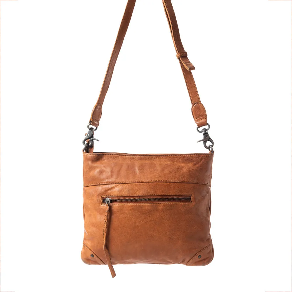 Morrisville Shoulder Bag In Brown sold by Myra Bag product image thumbnail 3