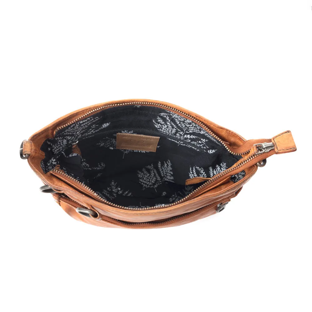 Morrisville Shoulder Bag In Brown sold by Myra Bag product image thumbnail 4