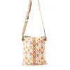 Beautiful Tapestry Crossbody Bag In Off White sold by Myra Bag