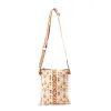 Beautiful Tapestry Crossbody Bag In Off White sold by Myra Bag
