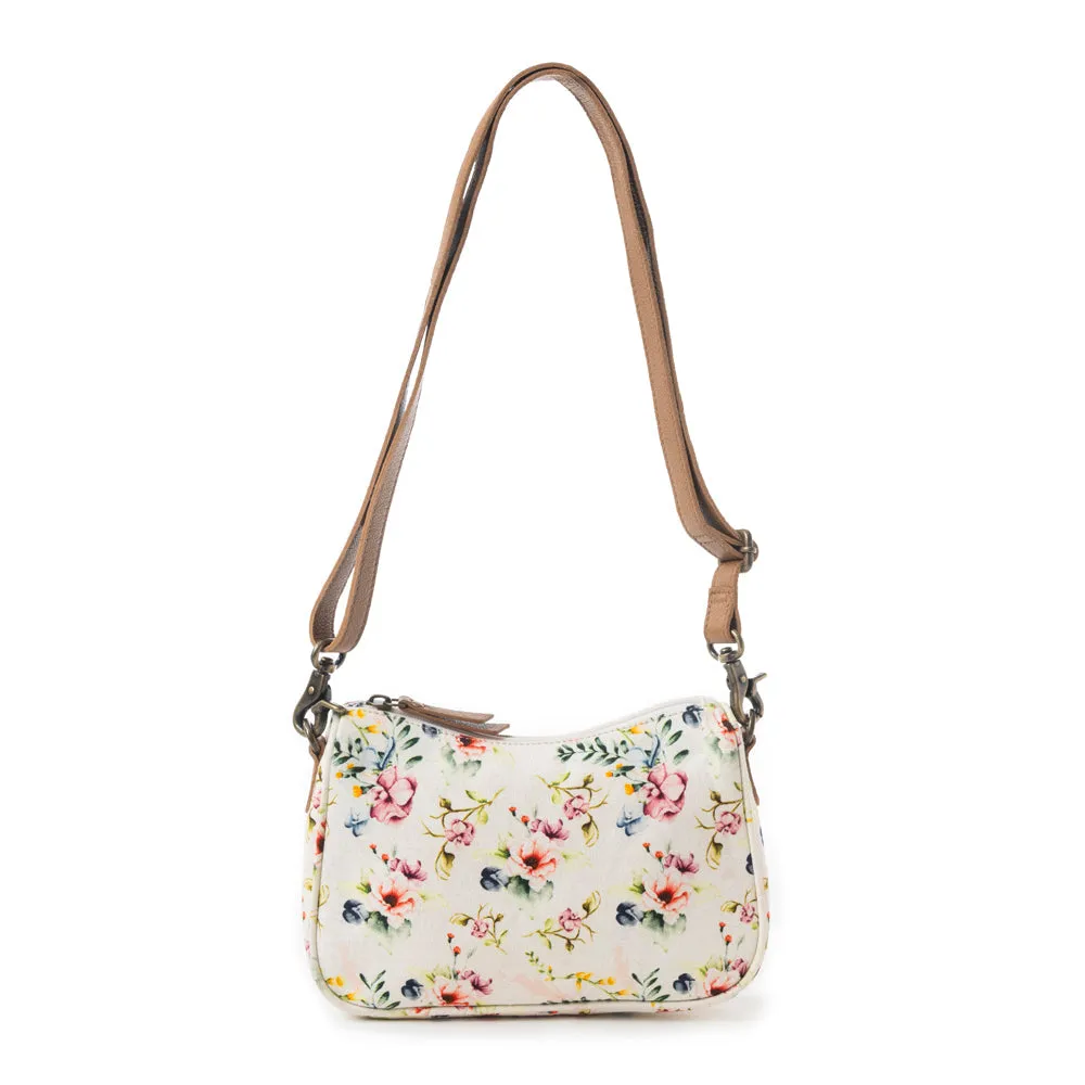 Cottage Rose Crossbody Bag In Off White sold by Myra Bag product image thumbnail 2
