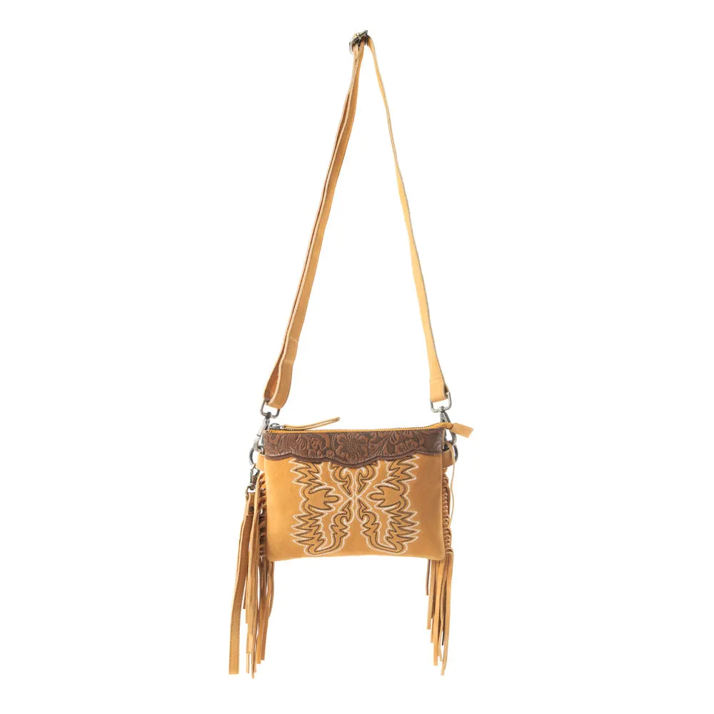 Desert Wing Crossbody Bag In Beige sold by Myra Bag product image thumbnail 5