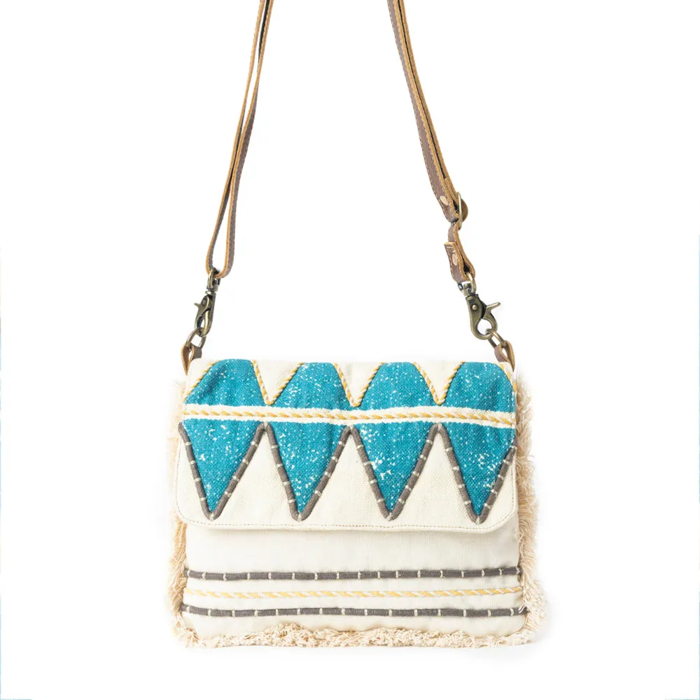 Teal Peaks Crossbody Bag sold by Myra Bag product image thumbnail 2