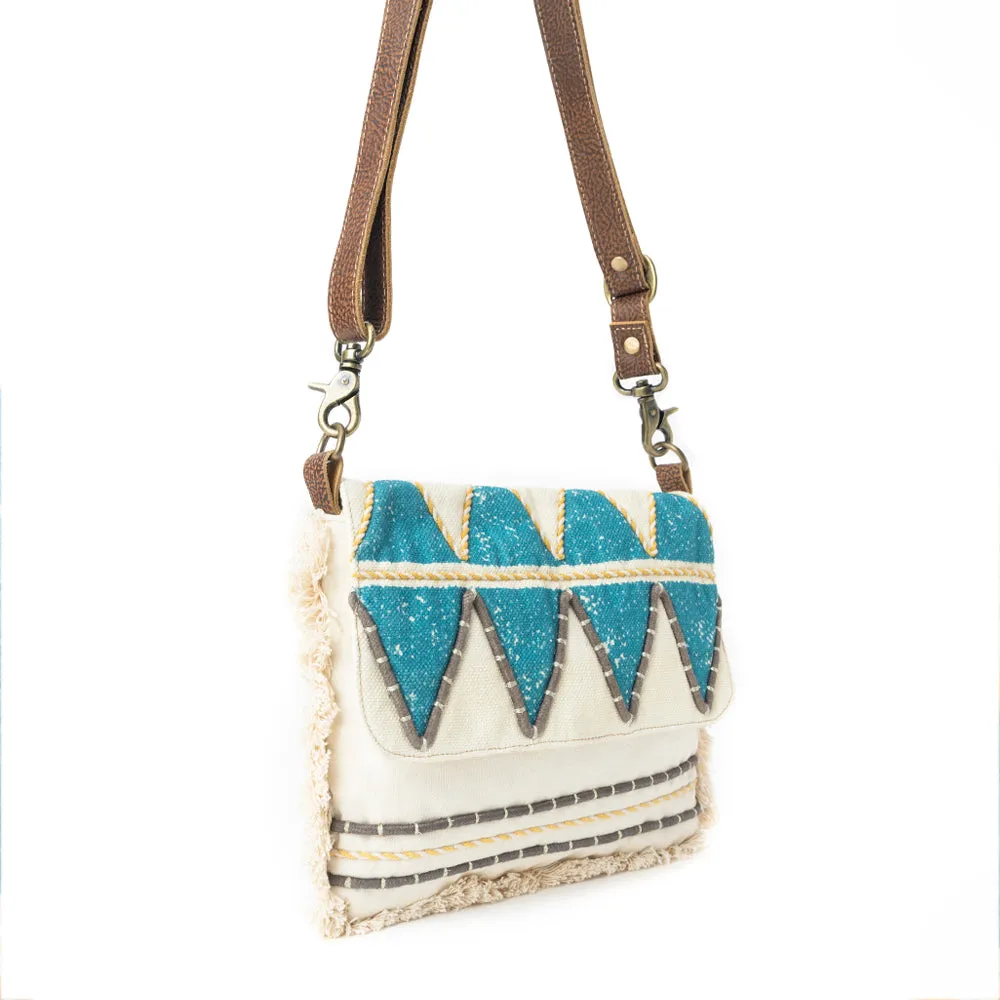 Teal Peaks Crossbody Bag sold by Myra Bag product image thumbnail 3