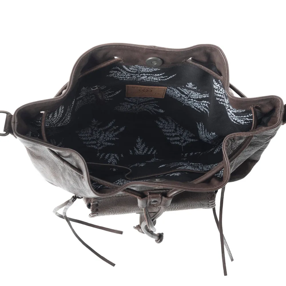 Mika Saddle Bucket Bag In Black sold by Myra Bag product image thumbnail 5