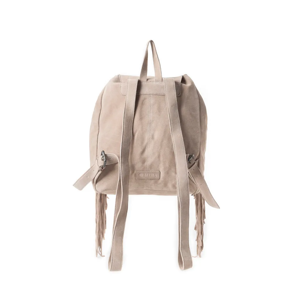 Deluxe Royale Backpack In Beige sold by Myra Bag product image thumbnail 3