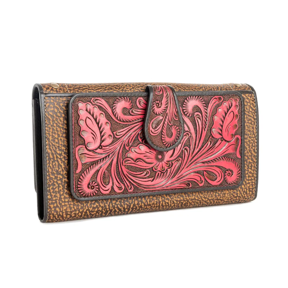Danohue Peak Wallet in Crimson sold by Myra Bag product image thumbnail 2