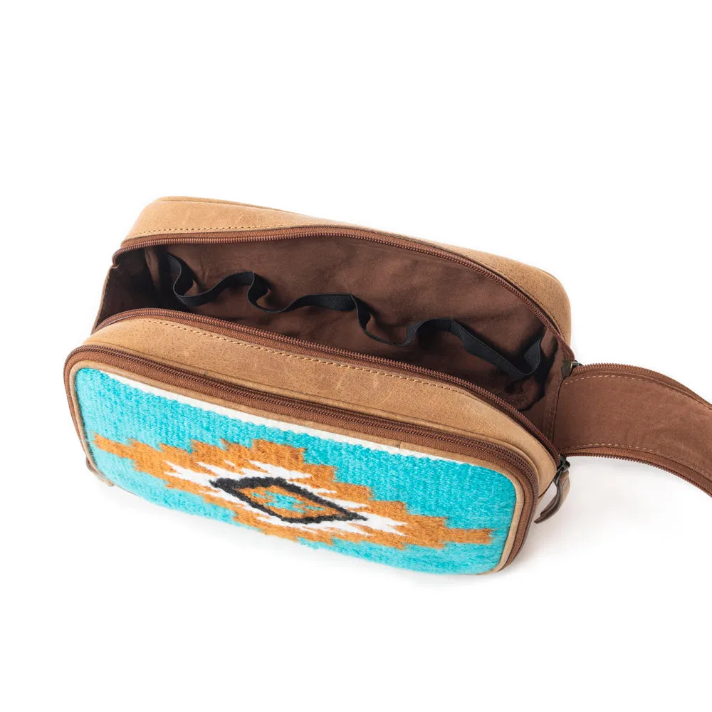 Martha High Trail Toiletries Bag In Blue sold by Myra Bag product image thumbnail 5