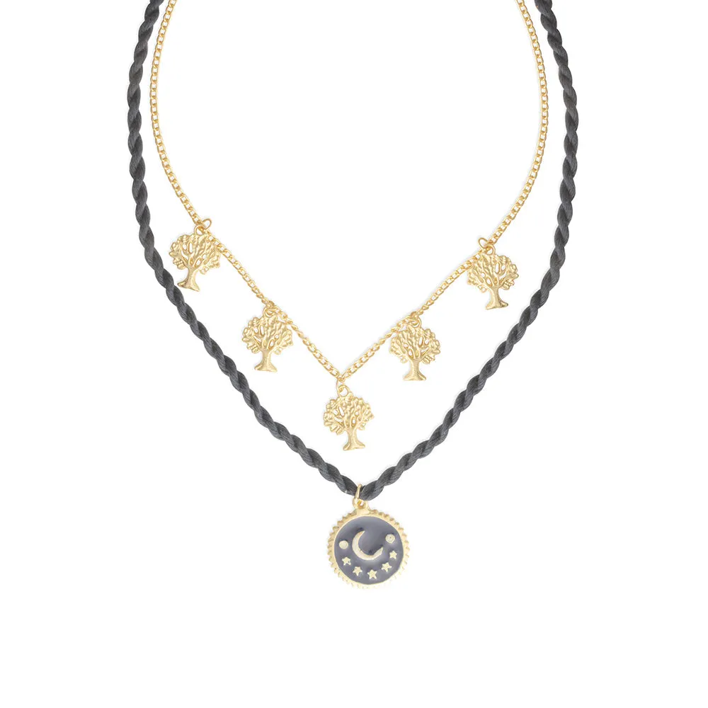 Trees of Life Pendant Necklace sold by Myra Bag