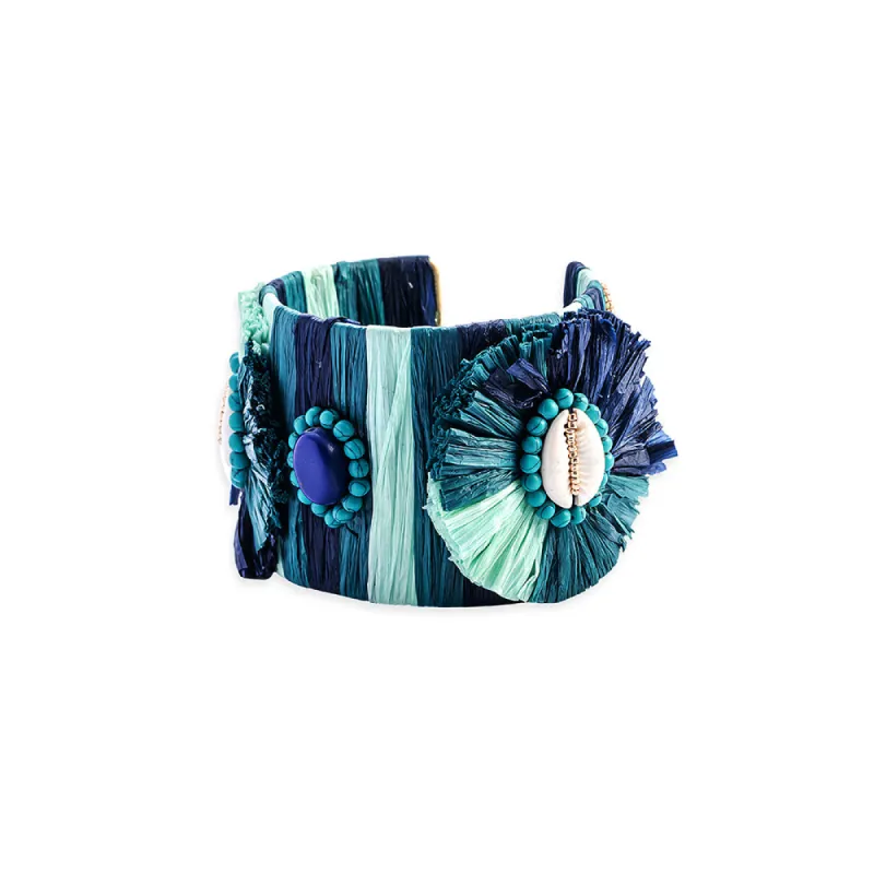 Distant Shores Wrapped Cuff Bracelet sold by Myra Bag