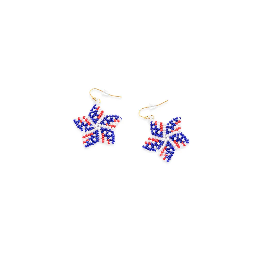 Stars n' Stars Beaded Earrings sold by Myra Bag product image thumbnail 2