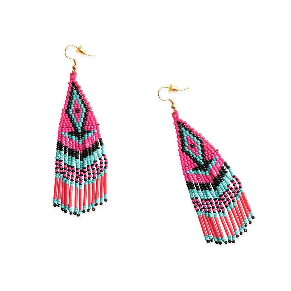 Nistaliqa Beaded Earrings sold by Myra Bag