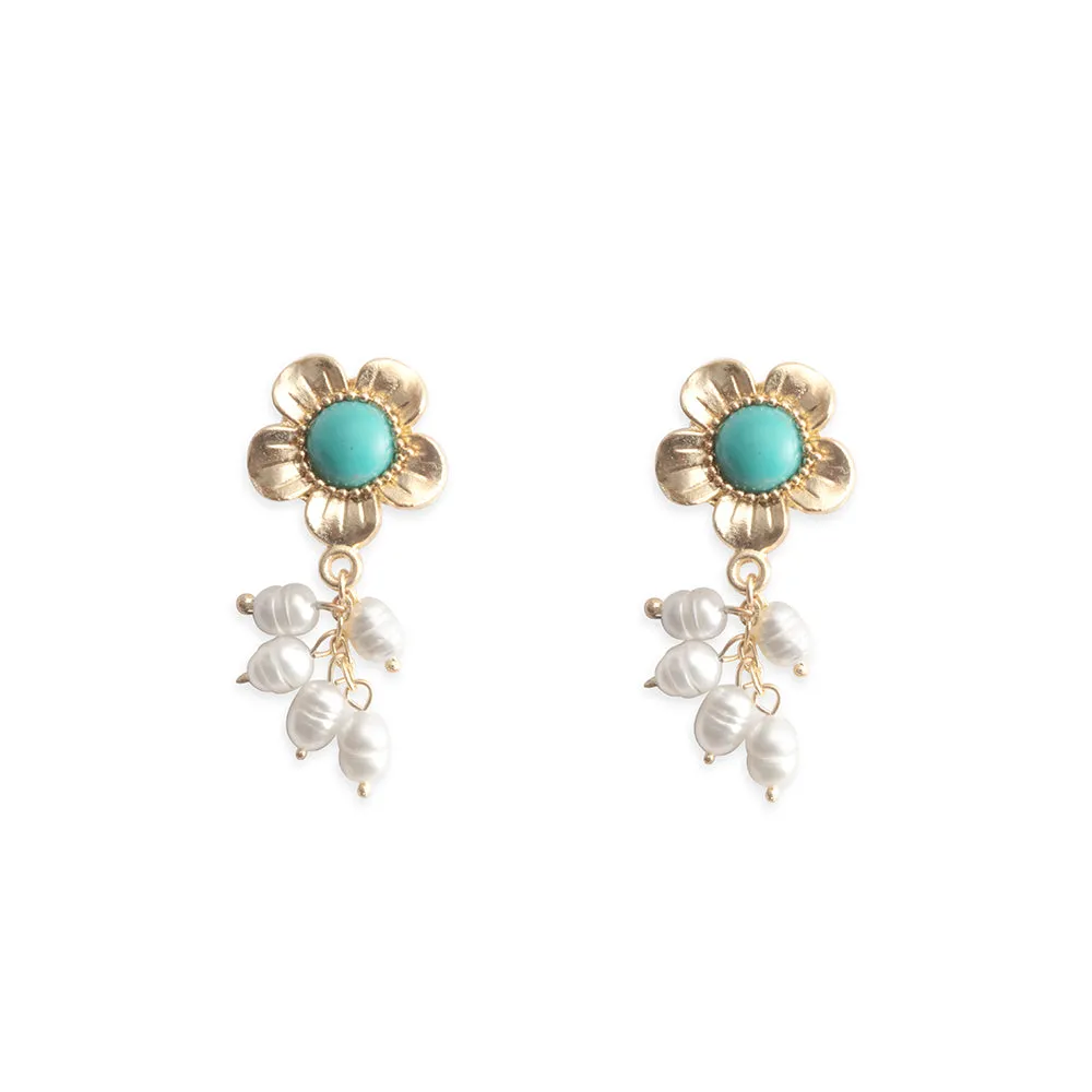 Blossom Pearls Earrings sold by Myra Bag product image thumbnail 2