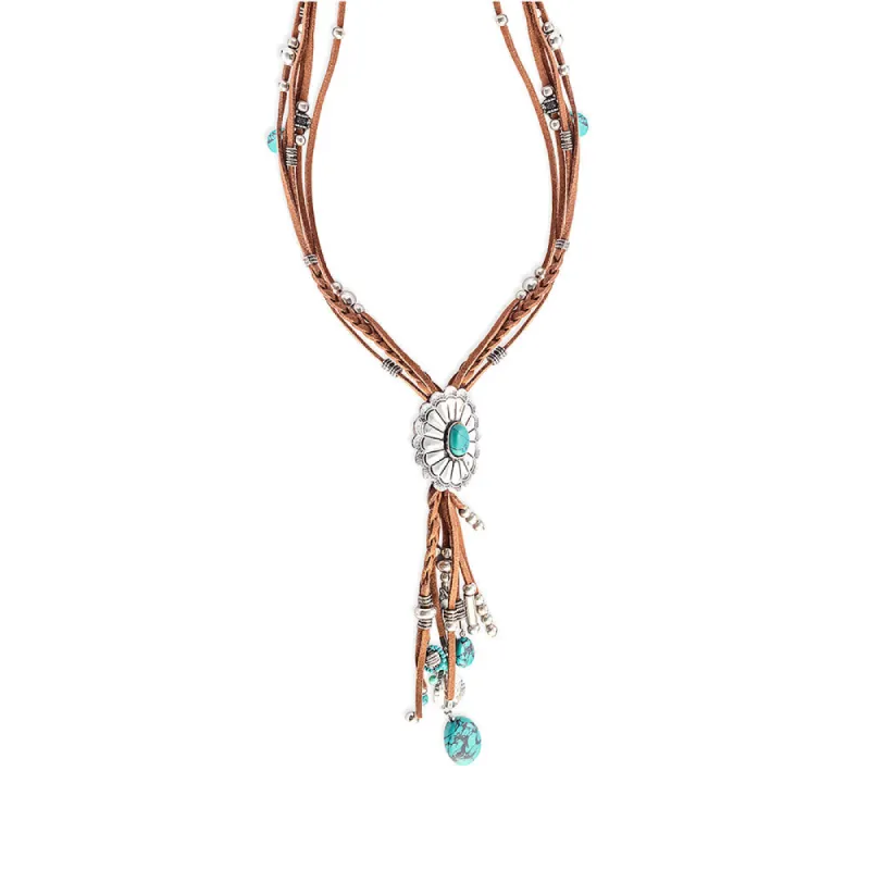 Concho Charms Necklace sold by Myra Bag