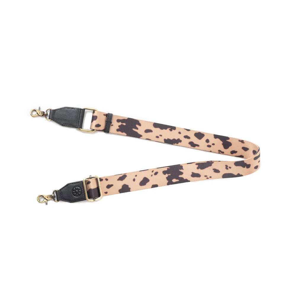 Prairie Sage Spotted Accessory Strap In Brown sold by Myra Bag