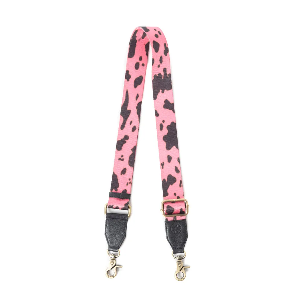Prairie Sage Spotted Accessory Strap In Pink sold by Myra Bag