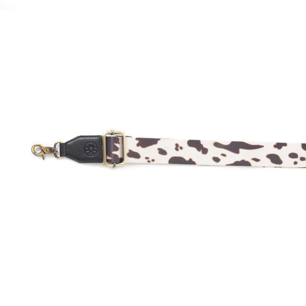 Prairie Sage Spotted Accessory Strap In Black and White sold by Myra Bag product image thumbnail 5