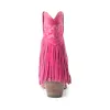Rodeo Ride Booties In Pink sold by Myra Bag