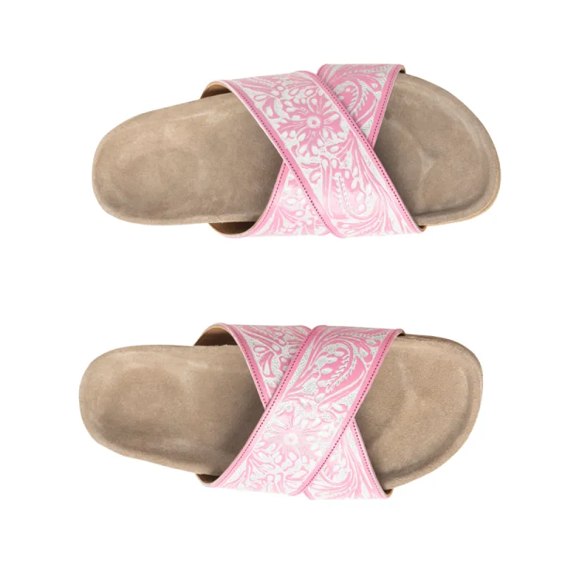 Taylor Creek Sandals In Pink sold by Myra Bag