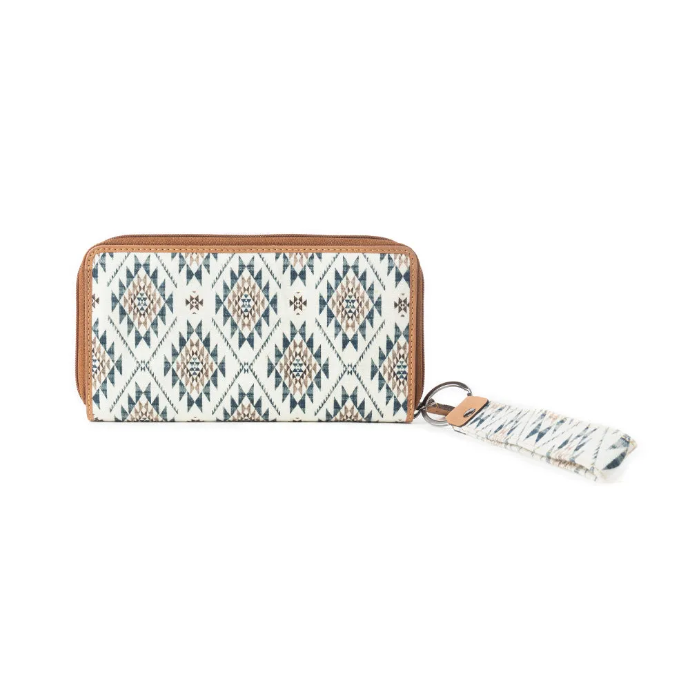 Desert Diamond Wallet In Grey sold by Myra Bag