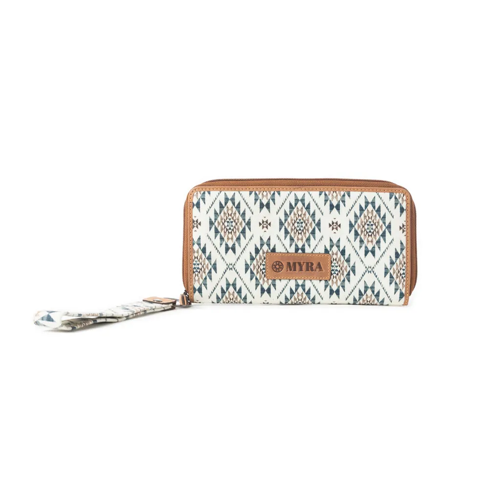 Desert Diamond Wallet In Grey sold by Myra Bag product image thumbnail 3
