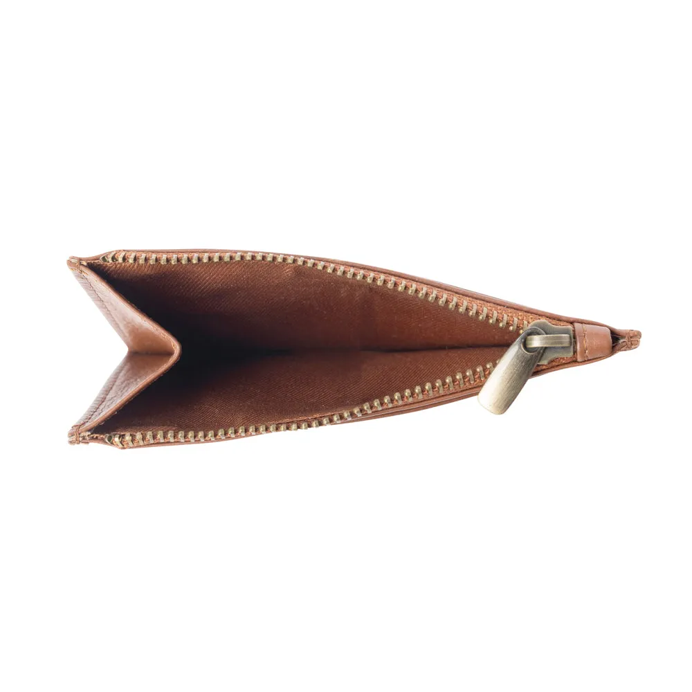 Pastel Desert Sunrise Credit Card Holder In Brown and Yellow sold by Myra Bag product image thumbnail 4