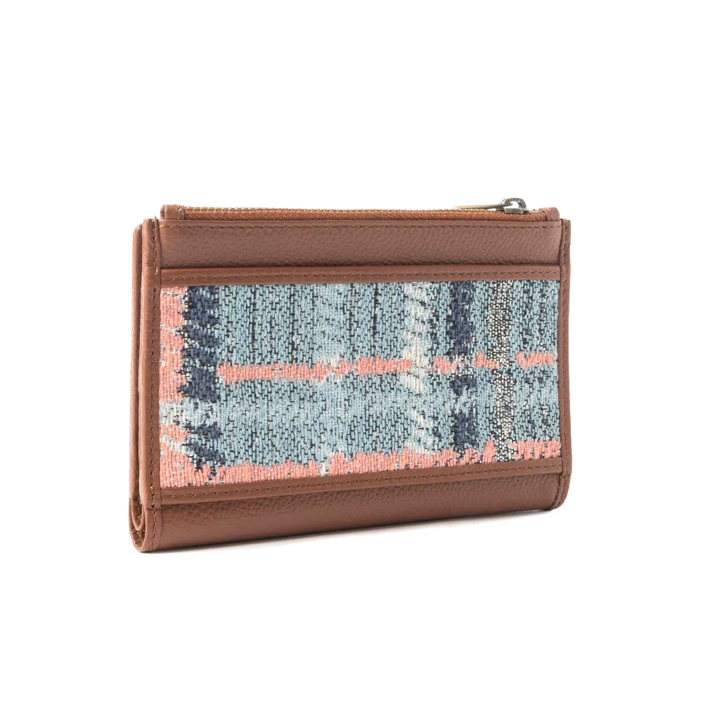 Pastel Desert Sunrise Wallet In Brown and Blue sold by Myra Bag product image thumbnail 2