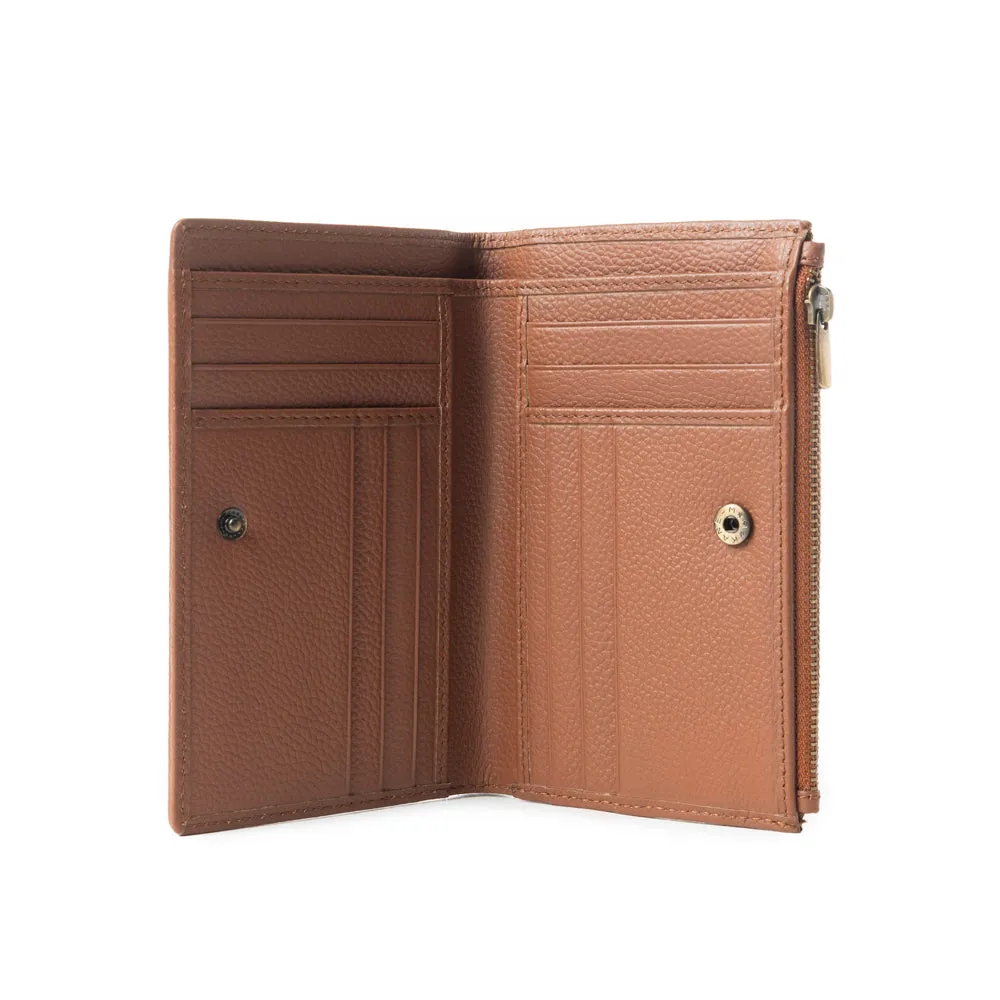 Pastel Desert Sunrise Wallet In Brown and Blue sold by Myra Bag product image thumbnail 4