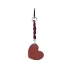Pearls Hold My Heart Bag Charm In Red sold by Myra Bag