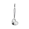 Pearls Hold My Heart Bag Charm In Black sold by Myra Bag