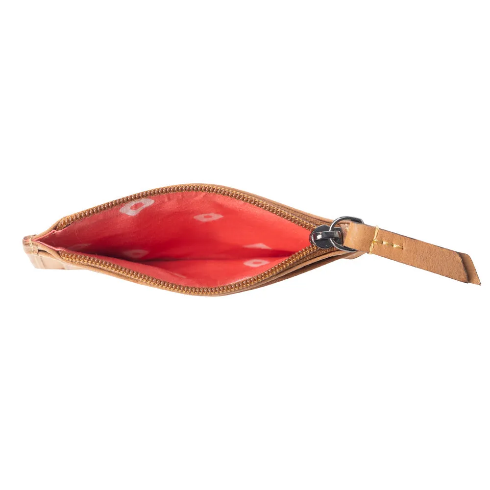 Desert Diamond Credit Card Holder In Brown and White sold by Myra Bag product image thumbnail 4