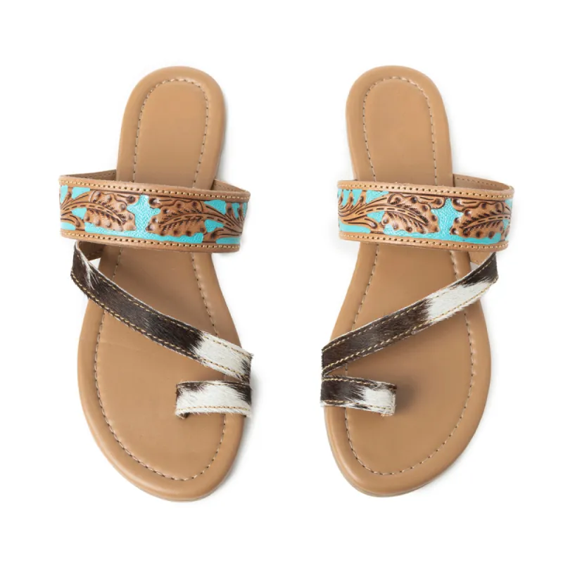 LaDonna Trail Sandal In Turquoise sold by Myra Bag