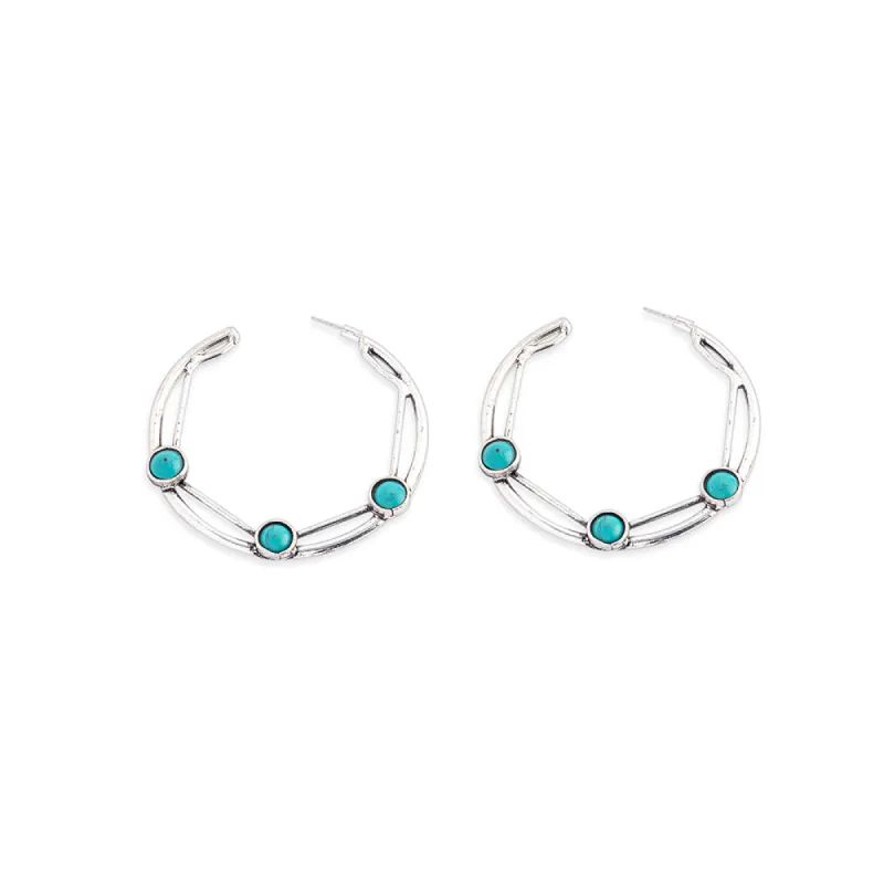 Dream Strands Earrings In Blue sold by Myra Bag