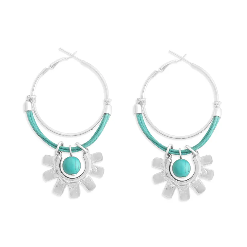 Sky Radiance Earrings In Blue sold by Myra Bag