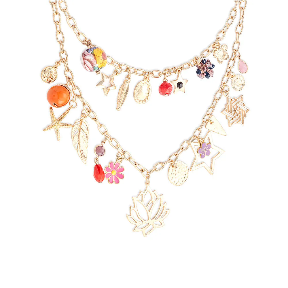 Ocean Charms Necklace sold by Myra Bag