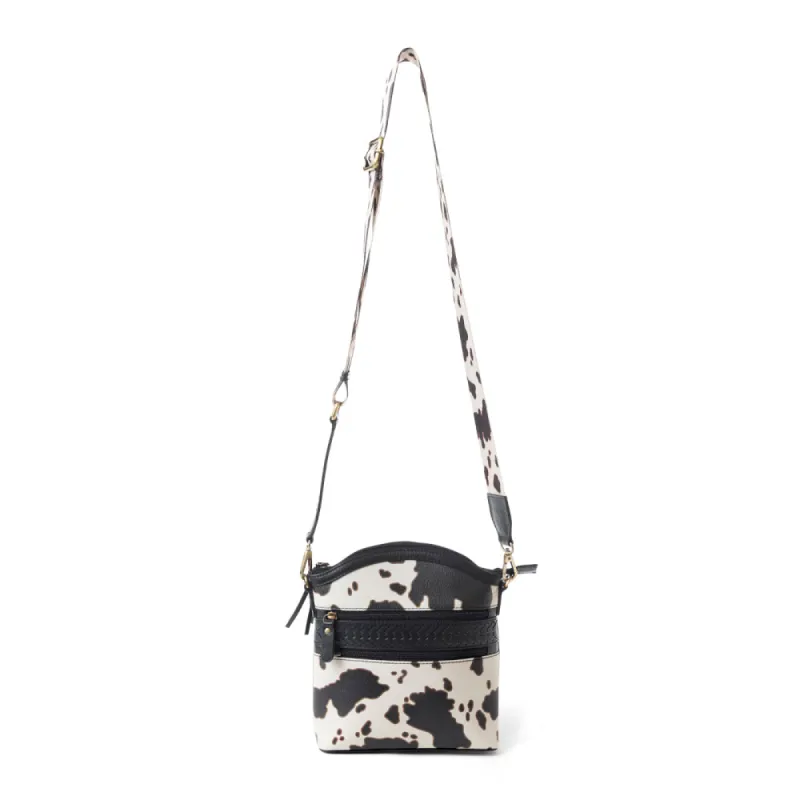 Prairie Sage Spotted Shoulder Bag In Black sold by Myra Bag