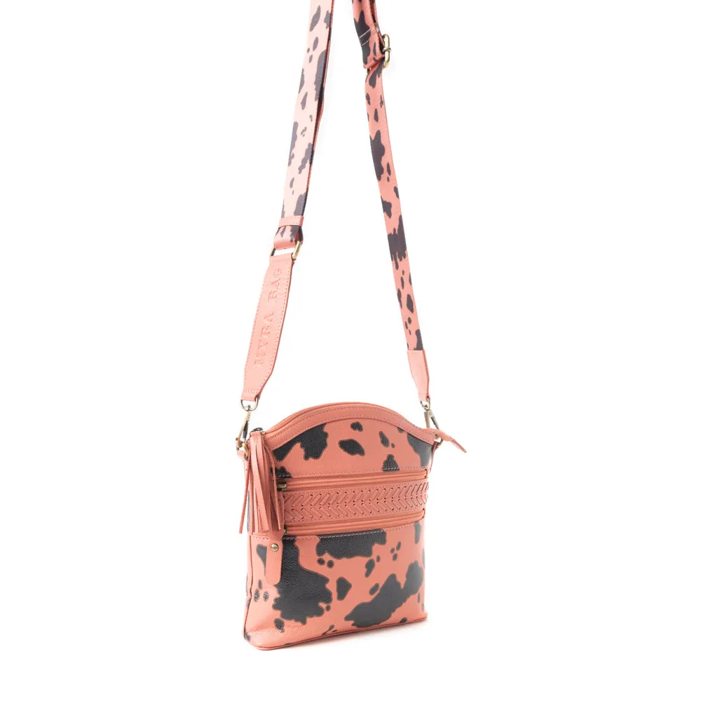 Prairie Sage Spotted Shoulder Bag In Peach sold by Myra Bag product image thumbnail 4